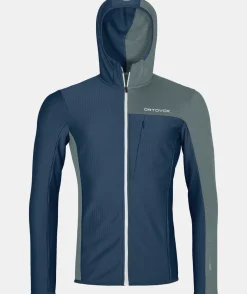 ORTOVOX FLEECE LIGHT GRID HOODED JKT M