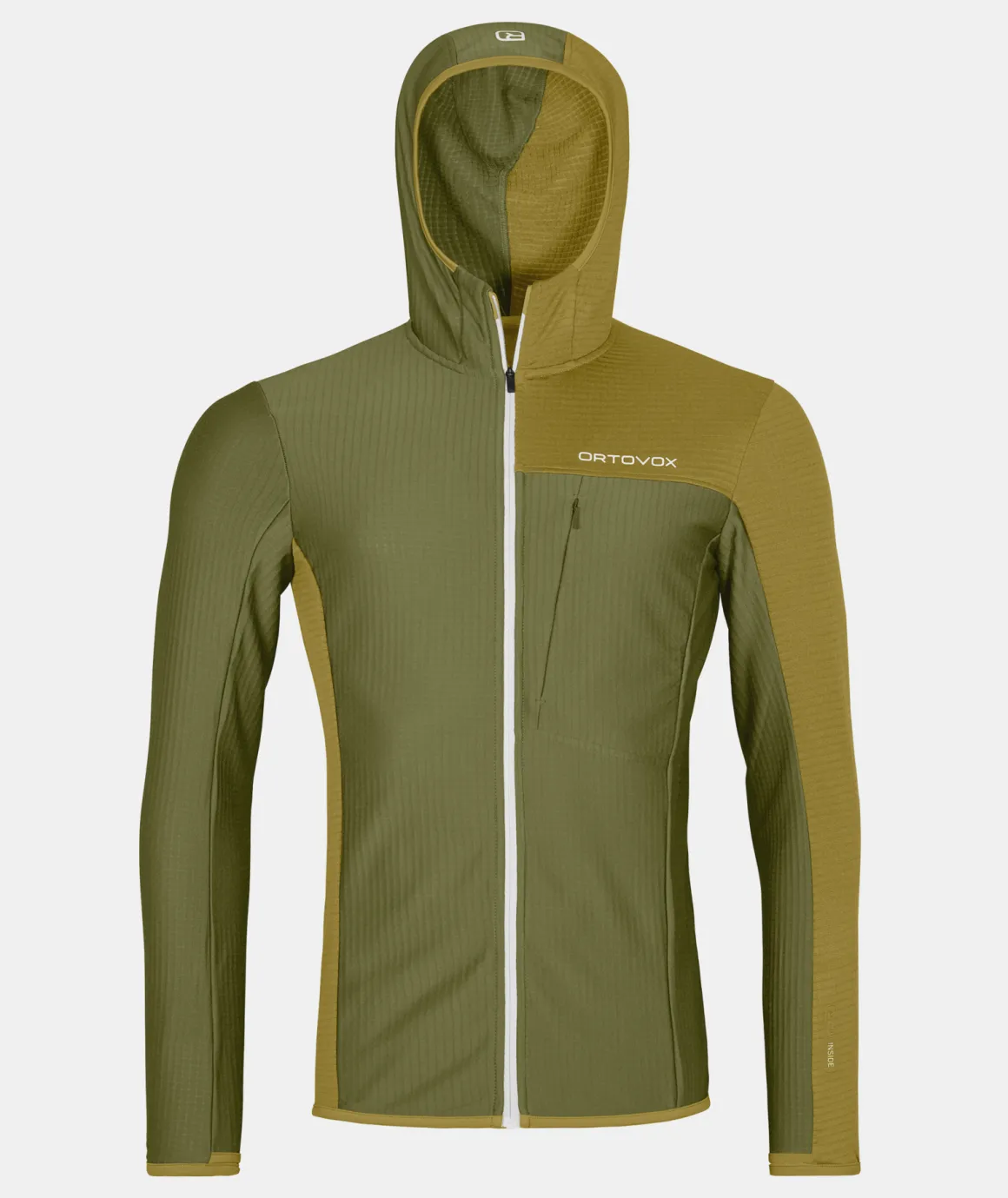 ORTOVOX FLEECE LIGHT GRID HOODED JKT M