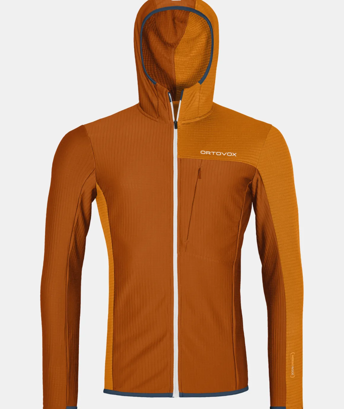 ORTOVOX FLEECE LIGHT GRID HOODED JKT M