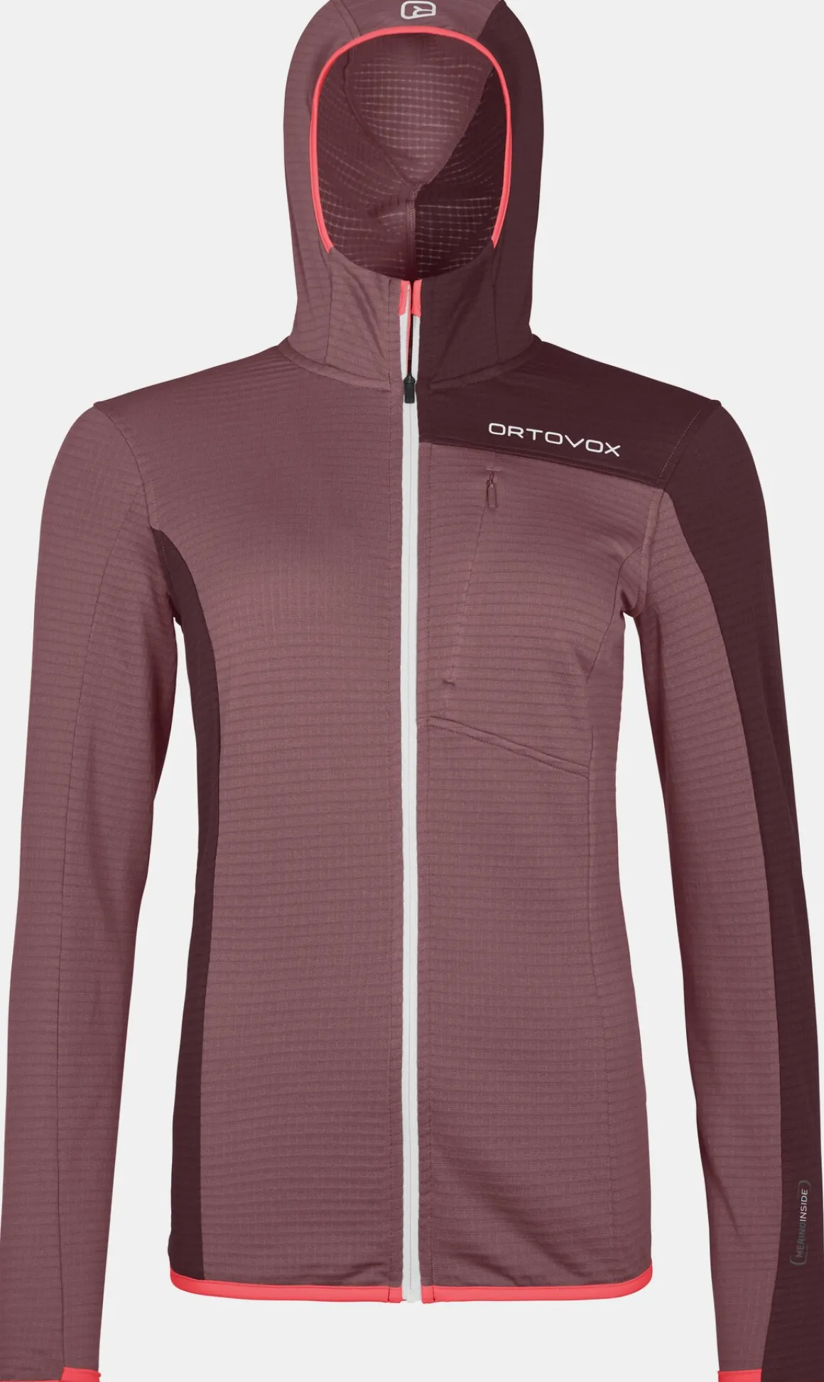 ORTOVOX FLEECE LIGHT GRID HOODED JKT W