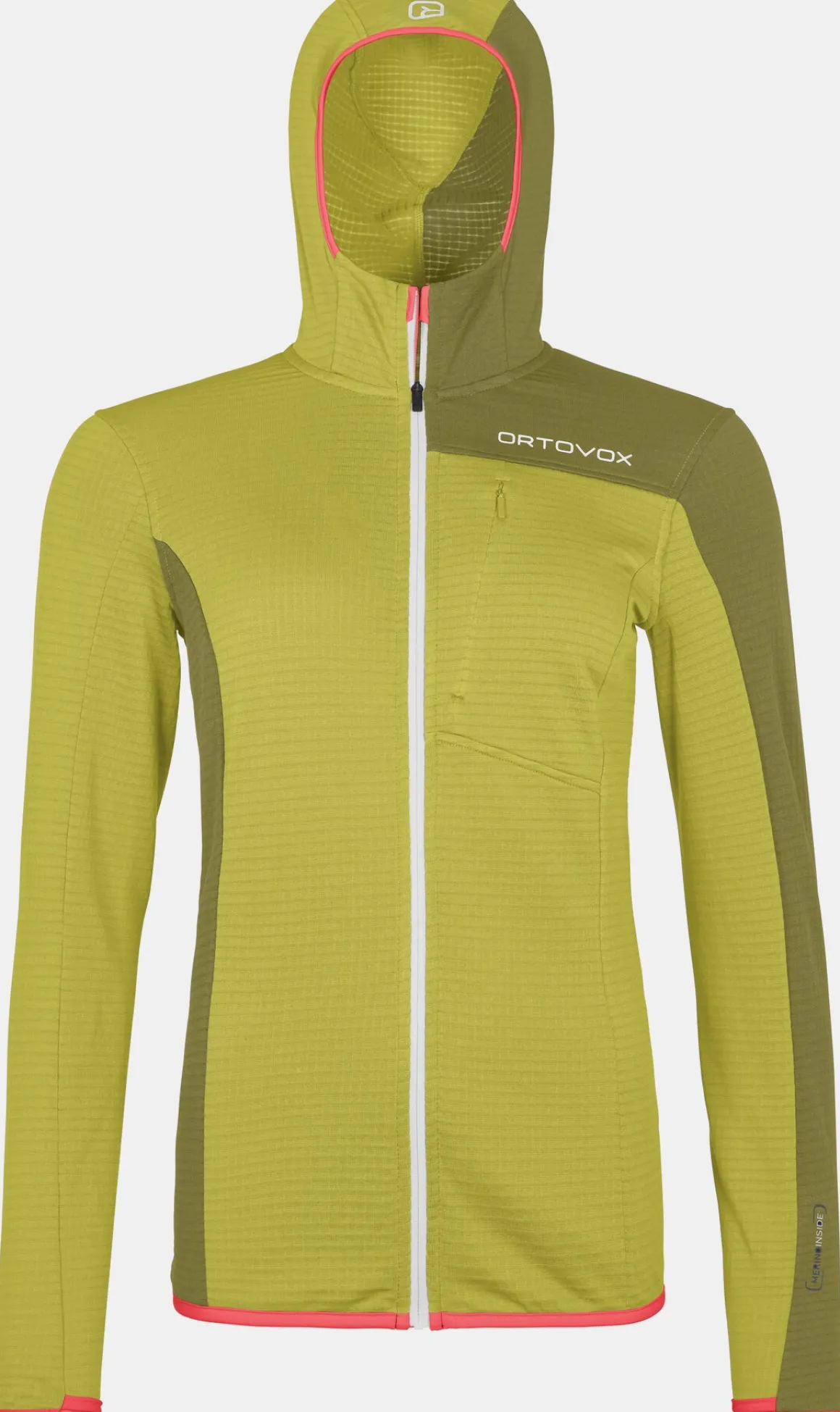 ORTOVOX FLEECE LIGHT GRID HOODED JKT W
