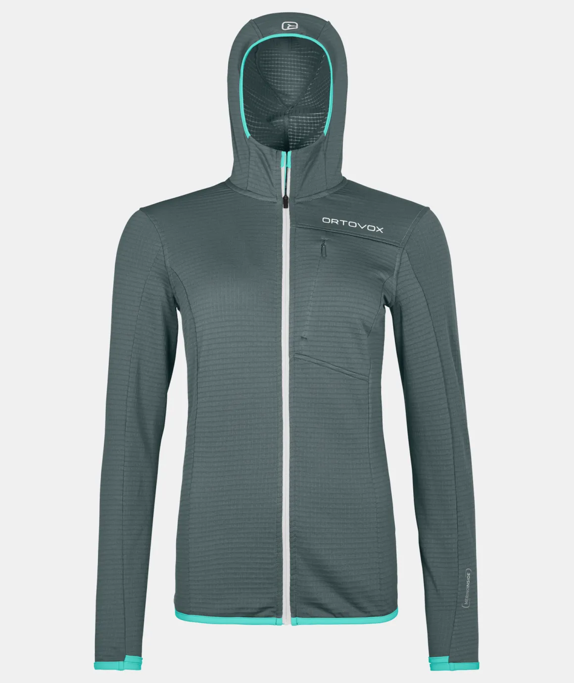 ORTOVOX FLEECE LIGHT GRID HOODED JKT W
