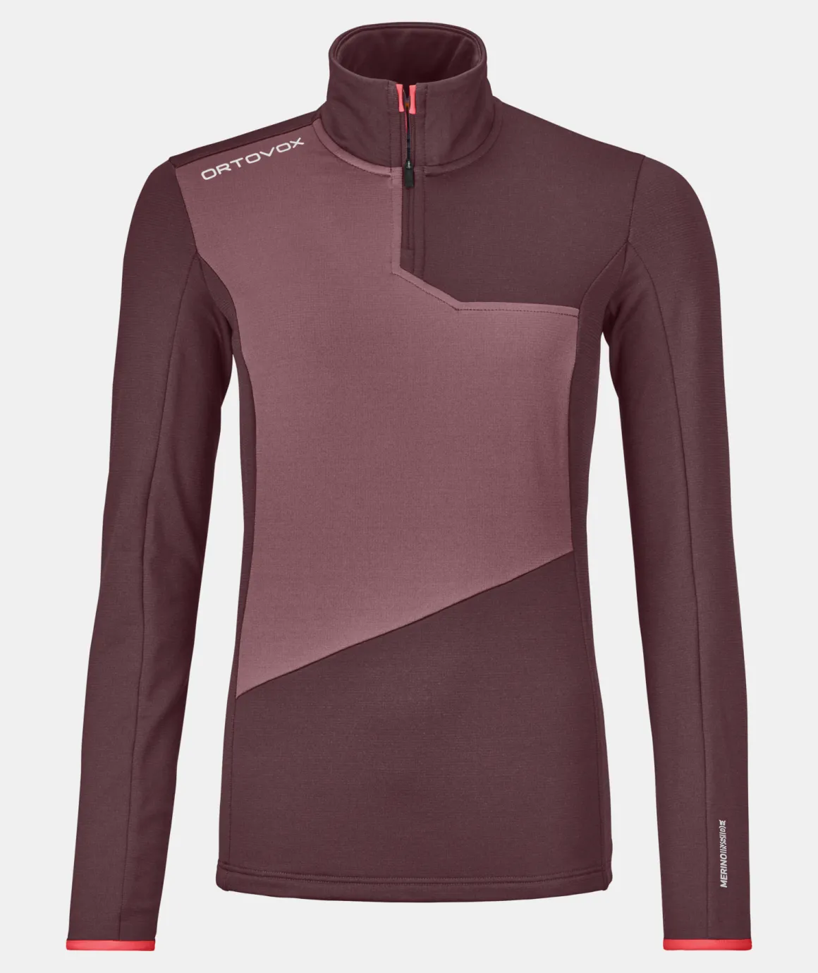 ORTOVOX FLEECE LIGHT ZIP NECK W