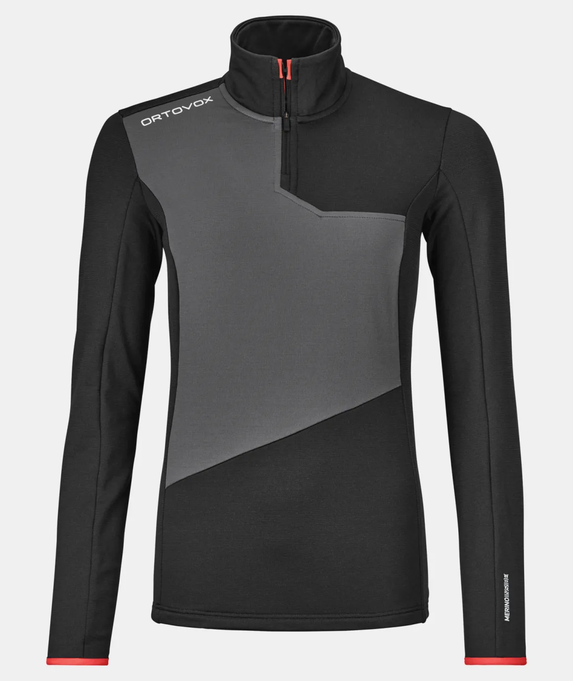 ORTOVOX FLEECE LIGHT ZIP NECK W